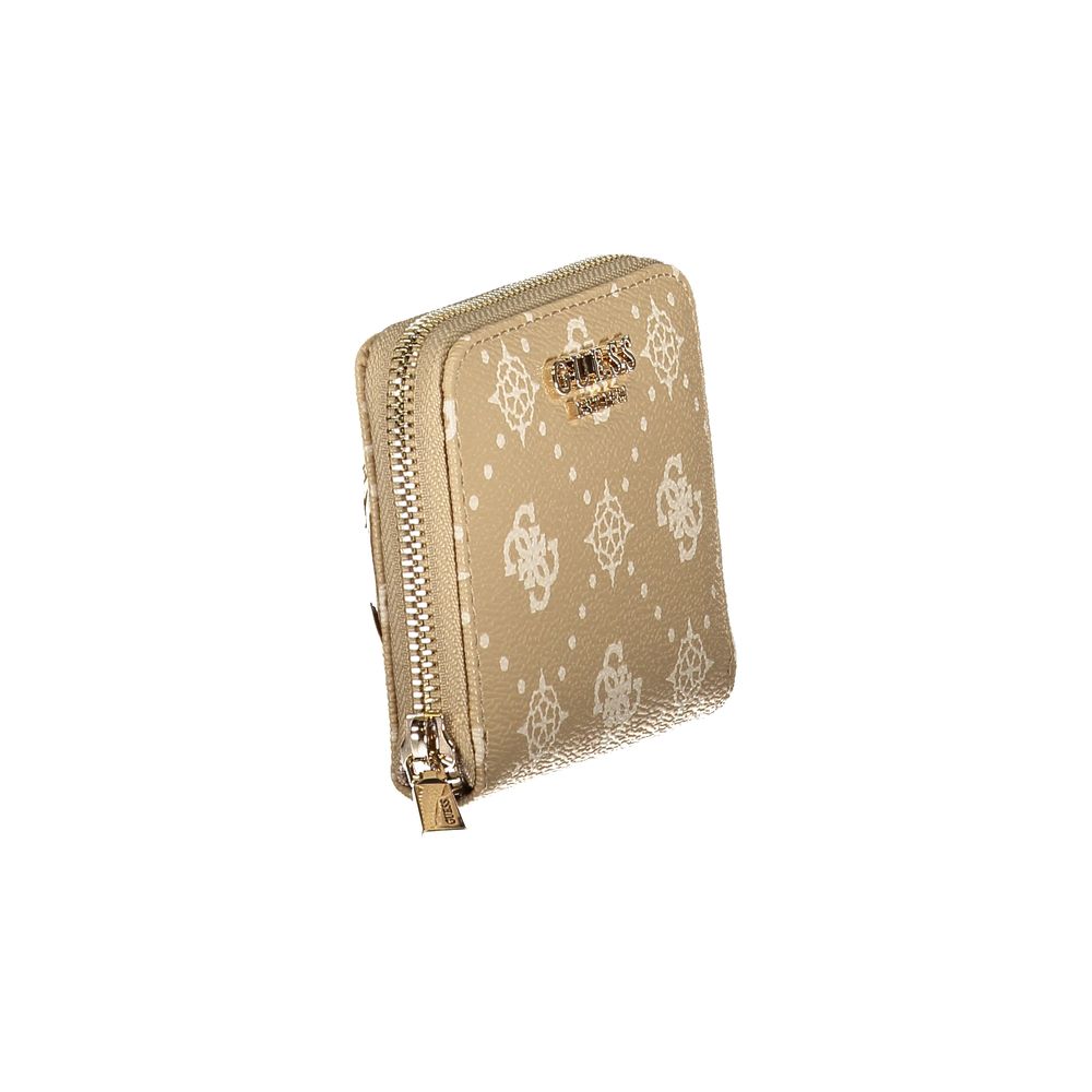 Guess Jeans Beige Polyurethane Women Wallet