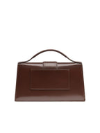 Jacquemus Midnight brown Leather Le Grand Bambino Handbag