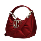 Jimmy Choo Red Satin Handbag
