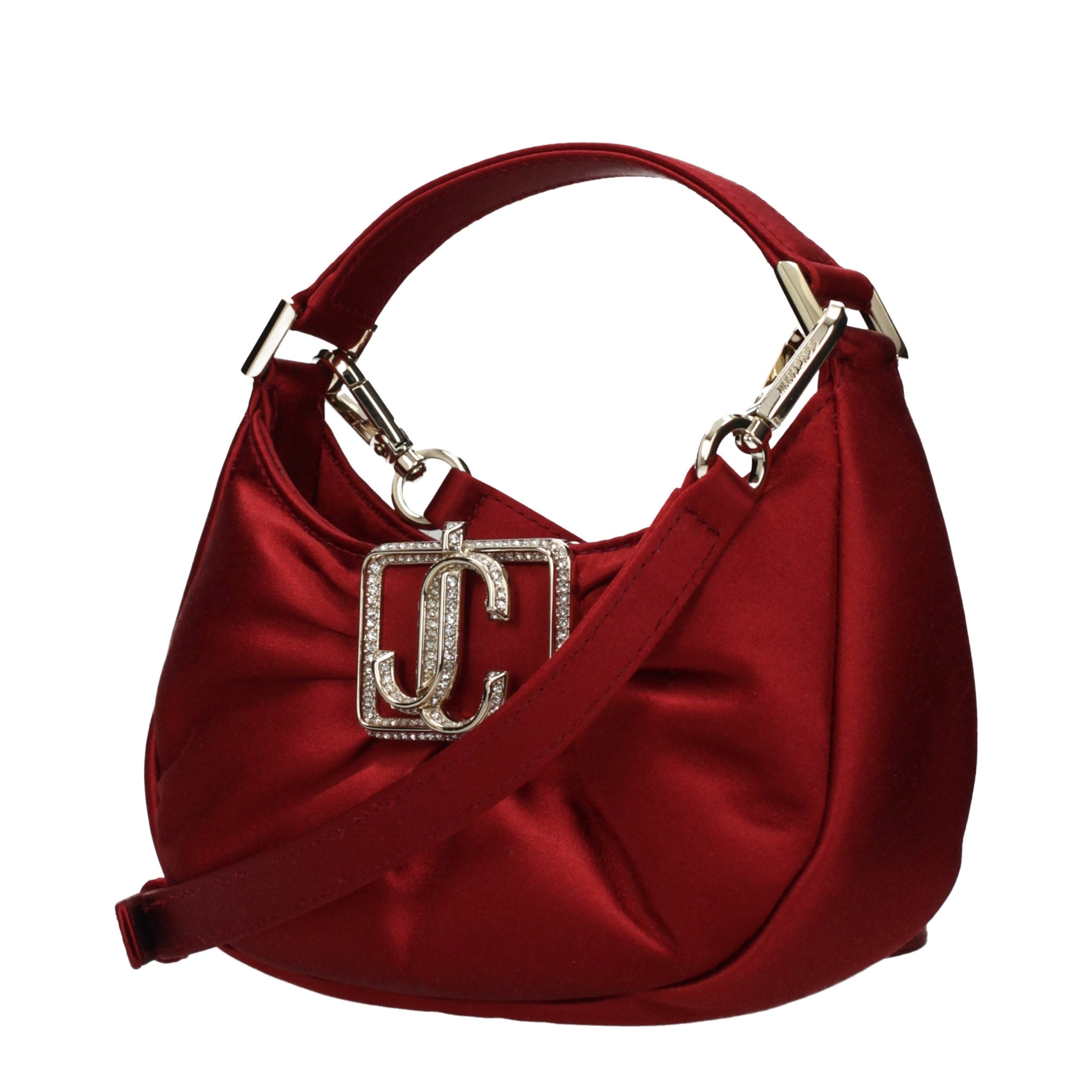Jimmy Choo Red Satin Handbag