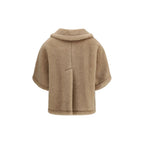 Max Mara Beige Alpaca Vicugna Pacos Coat