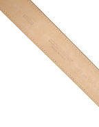 Dolce & Gabbana Gold Leather Crystals Logo Metal Buckle Belt