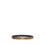 Ferragamo Beige Calf Leather Bos Taurus Regular Belt