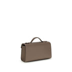 Savette Brown Calf Leather Bos Taurus Shoulder Bag