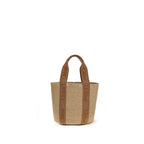 Chloé Beige Raffia Backet Bag