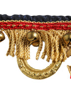 Dolce & Gabbana Multicolor Woven Straw Basket Embellished Sicily Bag