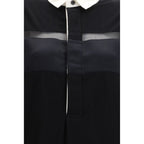 Sacai Black Cotton Casual Dress