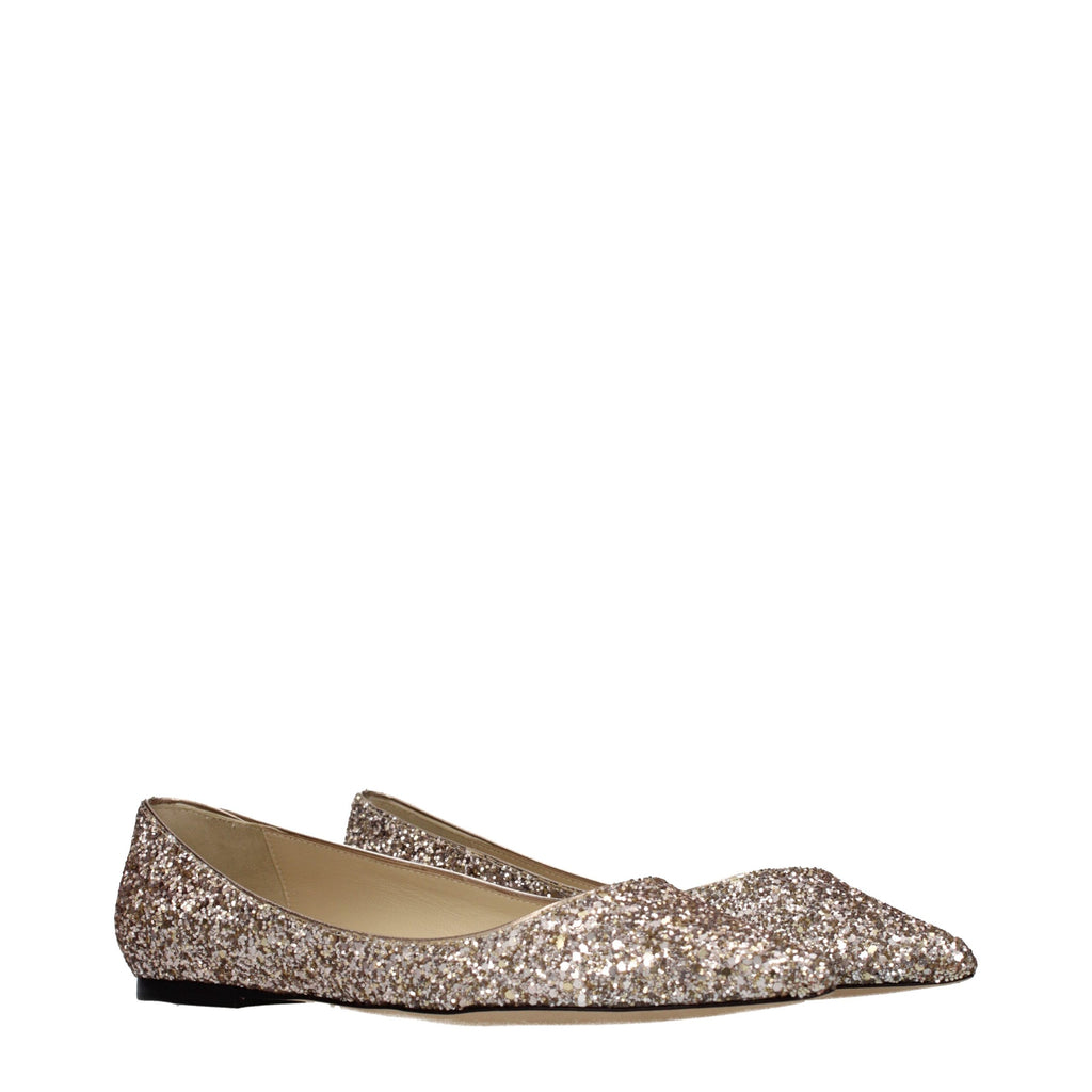 Jimmy Choo Pink Plastic Ballet Flats
