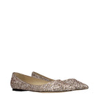 Jimmy Choo Pink Plastic Ballet Flats