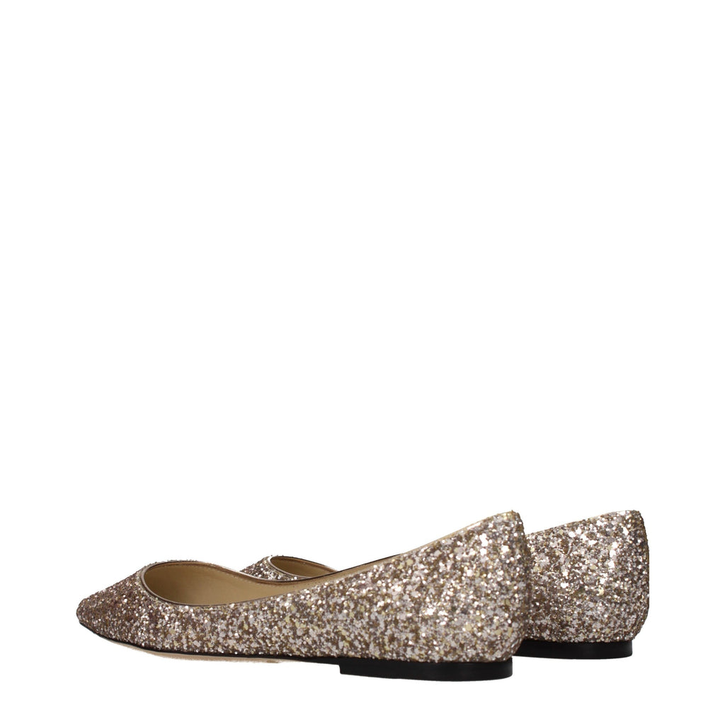 Jimmy Choo Pink Plastic Ballet Flats
