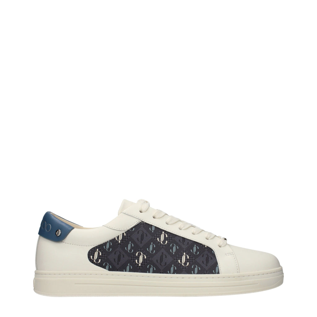 Jimmy Choo Beige Leather Low Top Sneakers