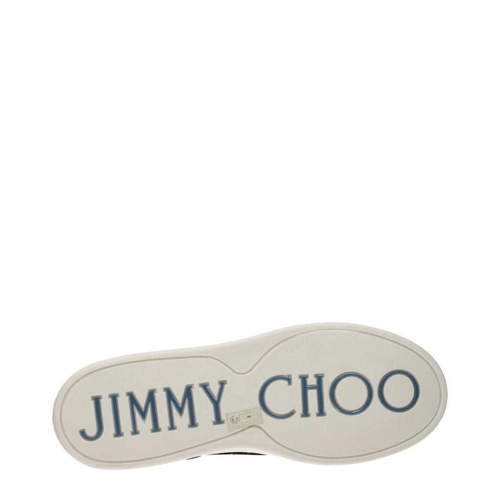 Jimmy Choo Beige Leather Low Top Sneakers