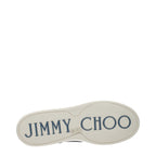 Jimmy Choo Beige Leather Low Top Sneakers