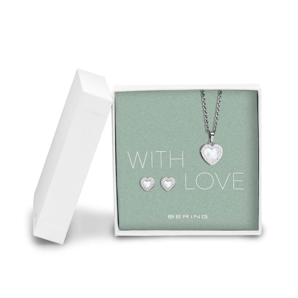 BERING Gray Stainless Steel Necklace