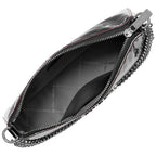 Michael Kors Black Canvas Clutch Bag