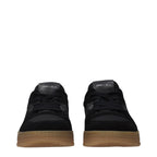 Jimmy Choo Black Fabric Low Top Sneakers