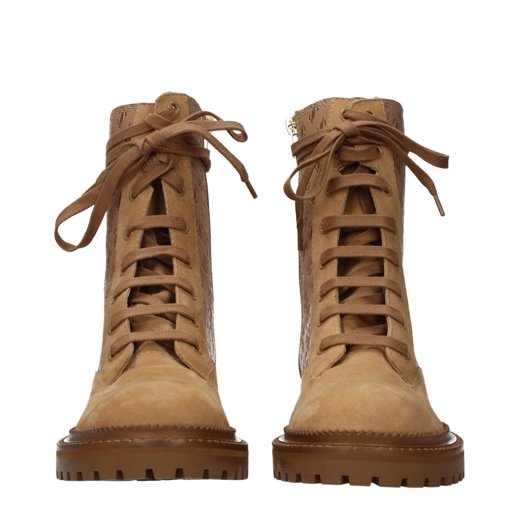 Jimmy Choo Brown Leather Ankle Boots