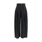 Sacai Black Polyester Casual Pants