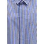 Sacai Blue Cotton Shortsleeve Shirt