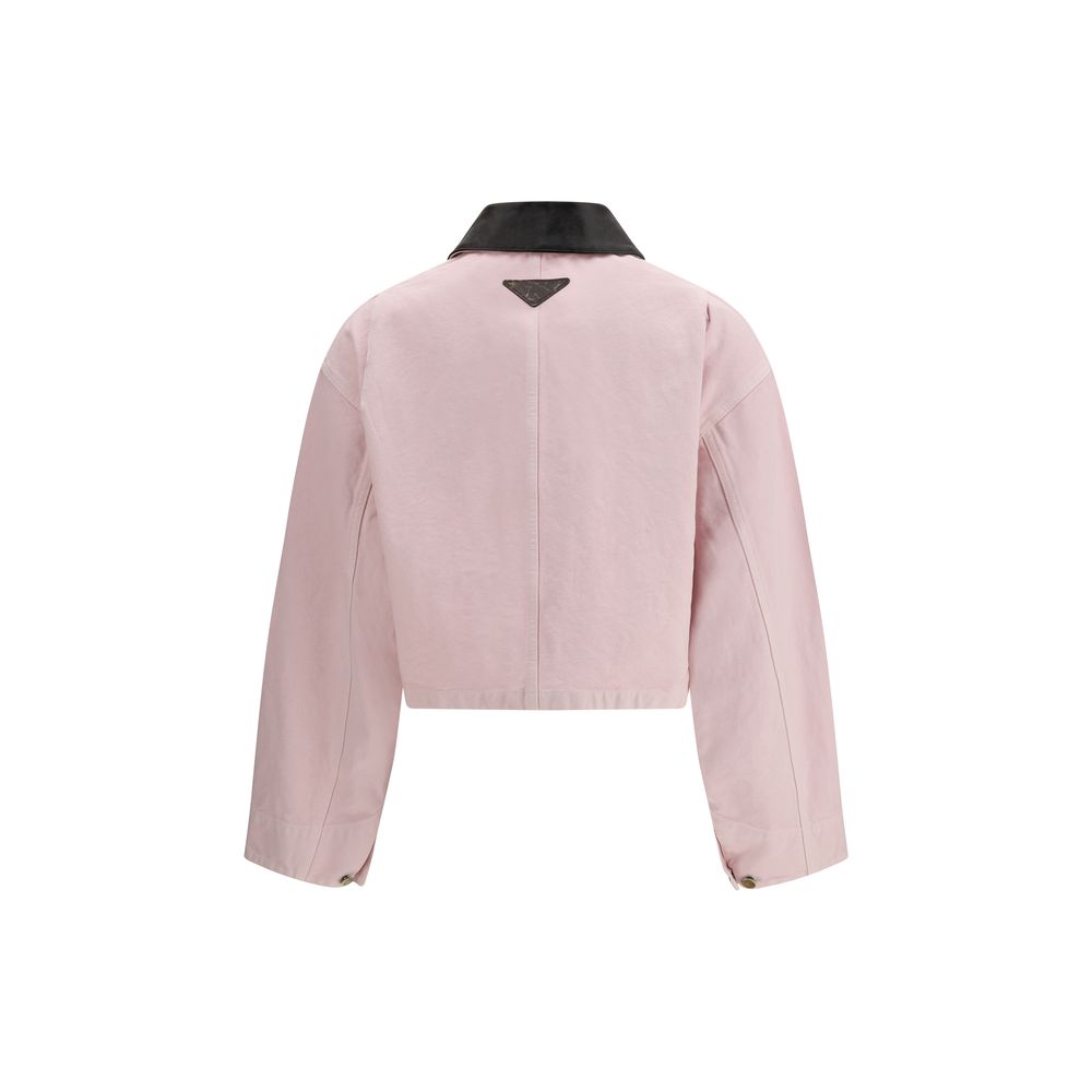 Prada Multicolor Cotton Denim Jacket