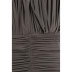 Magda Butrym Brown Copper Casual Dress