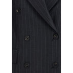 Ferragamo Gray Fleece Wool Blazer