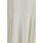 P.A.R.O.S.H. White Linen Casual Dress