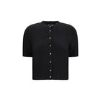 Khaite Black Cashmere Cardigan