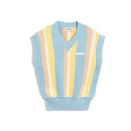 Autry Blue Cotton Waistcoat