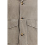 Brunello Cucinelli Bicolor Calf Leather Bos Taurus Clothing