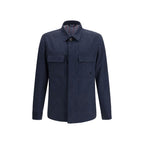 Etro Blue Wool Oves Aries Jacket
