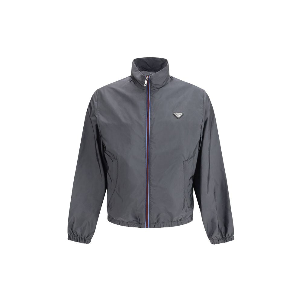 Prada Gray Recycled Polyamide Clothing