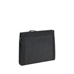 Ferragamo Gray Polyethylene Clutch Bag