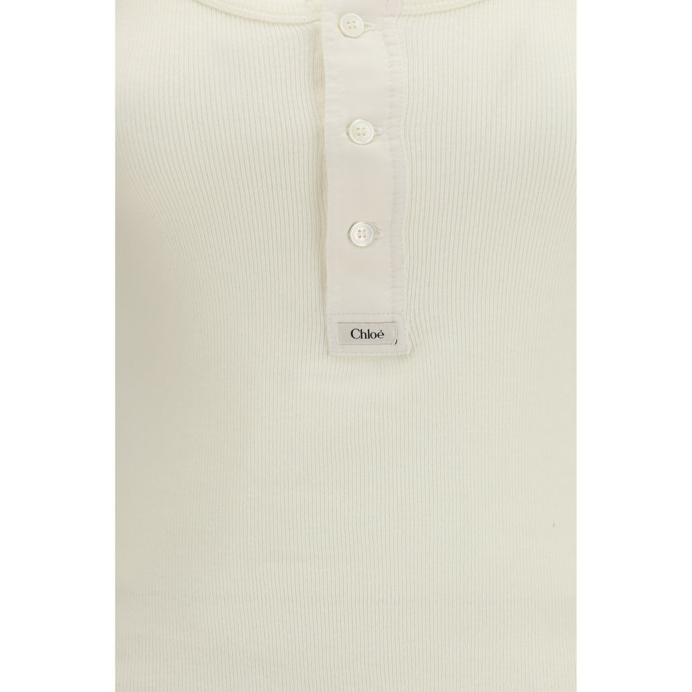 Chloé White Cotton Sportswear