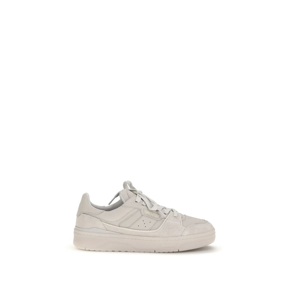Axel Arigato Gray Calf Leather Bos Taurus Low Top Sneakers