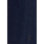 Ami Paris Blue Cotton Casual Dress