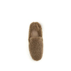 Le Monde Béryl Brown Calf Leather Bos Taurus Slip-On Loafers