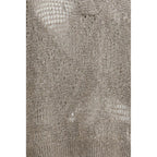 Brunello Cucinelli Beige Linen Polo Shirt