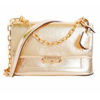Michael Kors Gold Leather Shoulder Bag