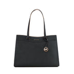 Michael Kors Black Leather Tote Bag