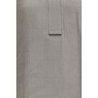 Brunello Cucinelli Bicolor Linen Blouse