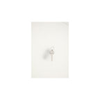 MM6 Silver Brass Keychain