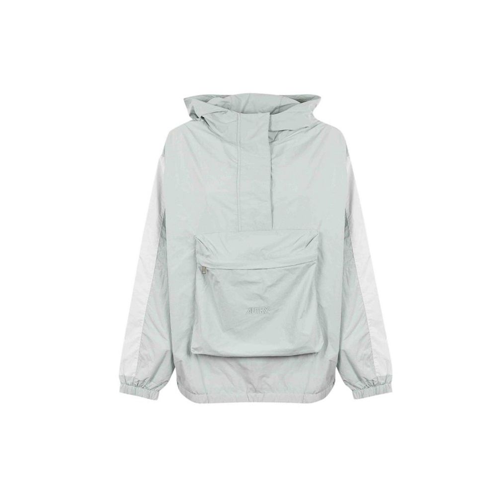 Autry Blue Nylon Shell Jacket
