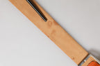 Etro Orange Genuine Leather Silver Metal Buckle Waist Belt
