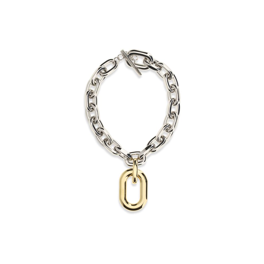 Rabanne Silver Metal Necklace