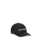 Valentino Garavani Black Cotton Cap (Baseball Hat)