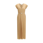 Forte_Forte Orange Viscose Casual Dress