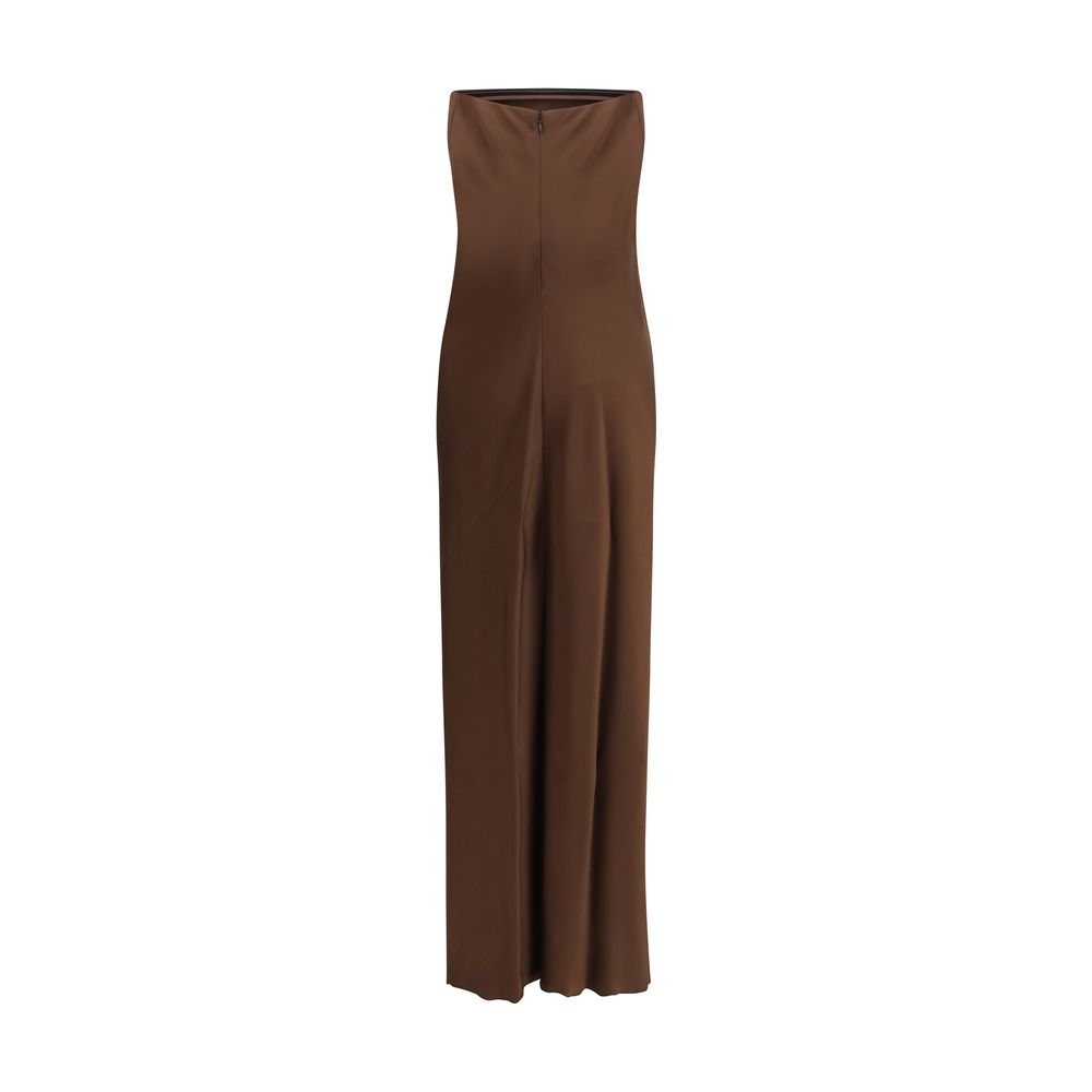 Forte_Forte Brown Acetate Casual Dress