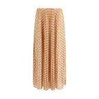 Forte_Forte Multicolor Viscose Midi Skirt