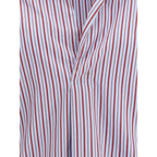 SOSUE Blue Cotton Pattern Shirt